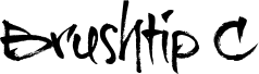 Brushtip C font